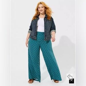 Torrid Pull-On Wide Leg Pant